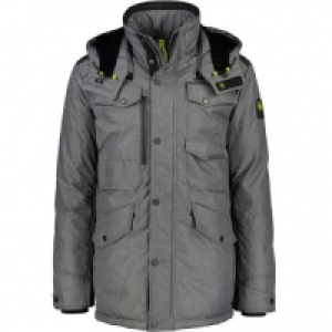 Lerros Feldjacke, Kapuze, Klapptaschen, verdeckter Reißverschluss, für