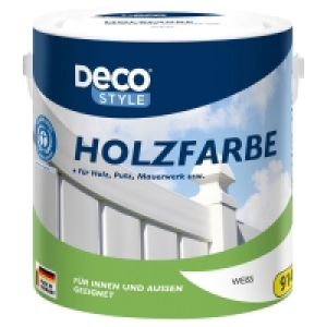 DECO STYLE® Holzfarbe 2,5 l 9.99 €