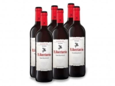 6 x 0,75-l-Flasche Weinpaket Tempranillo Libertario Cosecha trocken, R 14.99 €