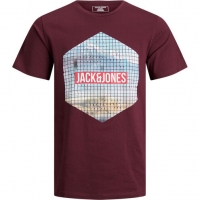 Karstadt  Jack & Jones Shirt, Kurzarm, Print, Baumwolle, für Herren