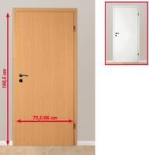 Innent&uuml;r Laminit Buche/Weiss