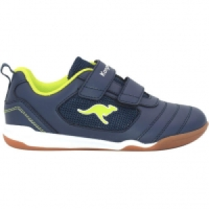 Kangaroos Sneaker, Klett, Materialmix, sportlich, helle Sohle, für Jun