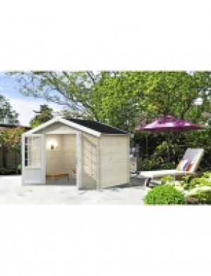 Blockbohlenhaus »Cromwell«, BxT: 300 x 200 cm (Außenmaße), Satteldach 849.00 €