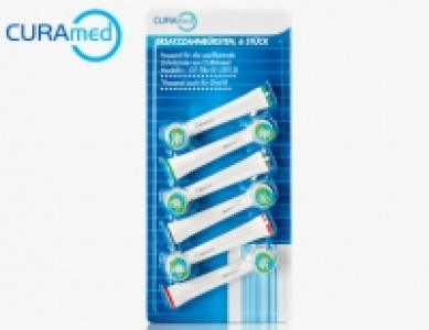 Curamed 6 Ersatzzahnbürsten