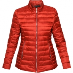Adagio Steppjacke, Reißverschluss, Stehkragen, uni, für Damen