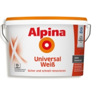 Alpina Universal Weiß - Innenfarbe - 10 Liter 19.00 €