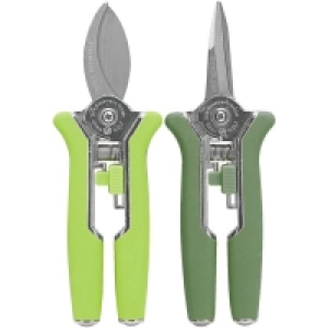 Ideenwelt 2er-Set Mini-Feinschnittscheren lime, olivegrün