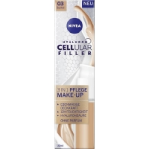 Rossmann Nivea Hyaluron Cellular Filler 3in1 Pflege Make-Up Dunkel