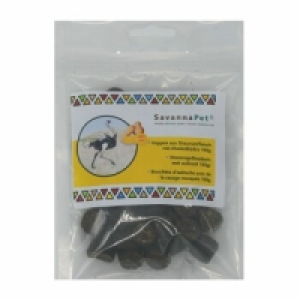 SavannaPet Happen aus Straussenfleisch 100g mit Muskatkürbis
