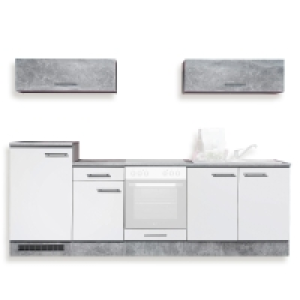Küchenblock - weiß - Beton-Optik - 270 cm 239.00 €
