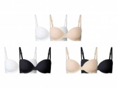 ESMARA® Lingerie BH, 2 Stück, in Plunge-Form, mit gepaddeten Cups, mit 8.99 €