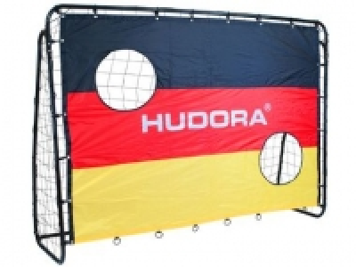 HUDORA Fußballtor Match D mit Torwand, Maße 213 x 152 x 76 cm