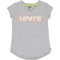 Karstadt  Levis® T-Shirt, Melange, Logo-Print, für Mädchen