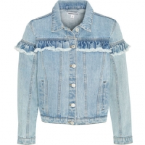 MANGUUN Jeansjacke, Fransen, für Mädchen