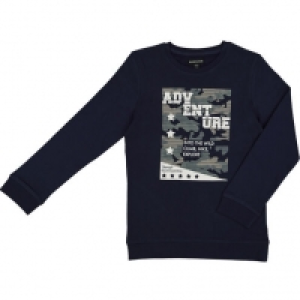 Karstadt  MANGUUN Sweatshirt, Rundhals, Print, gerippter Saum, für Jungen