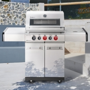 Gasgrill Kansas Pro 3 SIK Turbo II inkl. Wetterschutzhülle