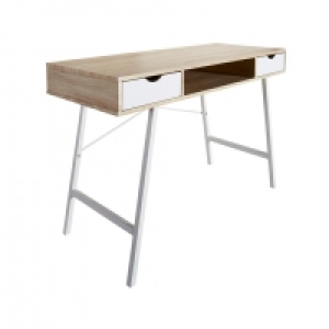Schreibtisch Bryrup (2 Schubladen, eiche-weiß) 50.00 €
