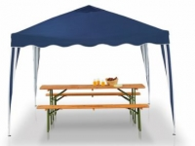 Florabest Aluminium-Faltpavillon, blau