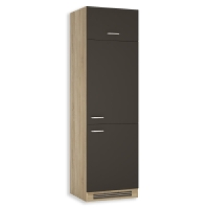 Kühlschrankumbau - anthrazit-Sonoma Eiche - 60 cm breit  109.00 €