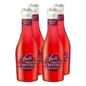 Netto  Vinetti Fruitysecco Granatapfel weinhaltiger Cocktail 6,9 % vol 200 ml