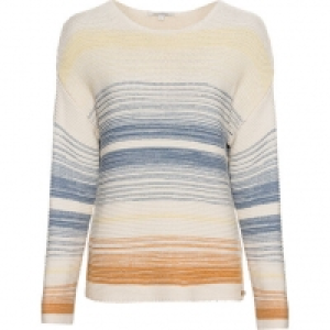 Karstadt  Tom Tailor Denim Pullover, Blockstreifen, Rundhals, Langarm, für Damen