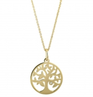 Vandenberg Kette mit Anhänger, 375er Gelbgold mit Diamant