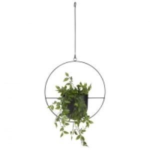 Dänisches Bettenlager  Blumentopf zum Hängen RICKARD (schwarz)