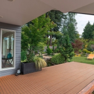 WPC-Holzfliesen 3m² Teak