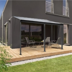 Aldi Süd  Terrassenüberdachung 495x303 cm, grau