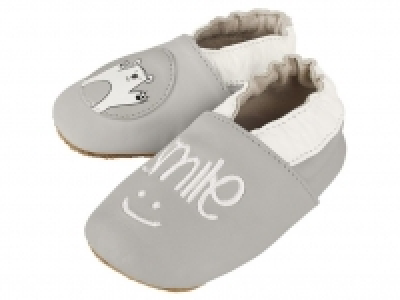 Lidl Lupilu® LUPILU® PURE COLLECITON Baby Krabbelschuhe, mit Gummi, aus chromfrei g