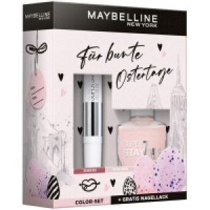 Maybelline New York Oster Set Super Stay 24H Lippenstift Nr. 185 Rose Dust + Super Stay 7