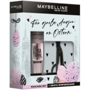 Rossmann Maybelline New York Oster Set Lash Sensational Voller-Wimpern-Fächer Mascara Very Black + 