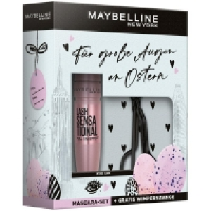 Rossmann Maybelline New York Oster Set Lash Sensational Voller-Wimpern-Fächer Mascara Intense Black