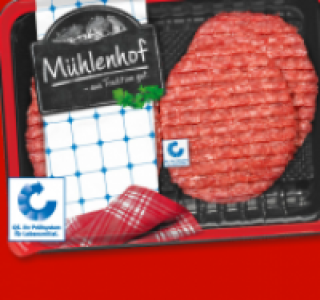 MÜHLENHOF Frische Rinder-Hamburger 2.19 €