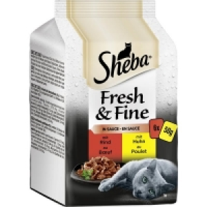 Rossmann Sheba Fresh & Fine in Sauce mit Rind und Huhn Multipack