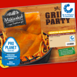 M&Uuml;HLENHOF GRILL-PARTY Minutenschnitzel