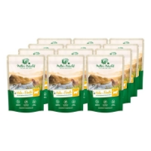 Netto  Müllers Naturhof Katzennahrung Huhn & Forelle 100 g, 12er Pack