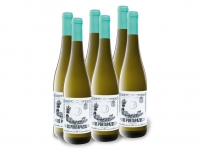 Lidl  6 x 0,75-l-Flasche Weinpaket Os Portapazos Vino blanco Castilla trocke