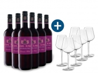 Lidl  6 x 0,75-l-Flasche Weinpaket Carl Jung Selection Rot, alkoholfreier Ro