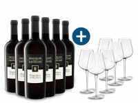 Lidl  6 x 0,75-l-Flasche Weinpaket Brunilde di Menzione Primitivo di Manduri