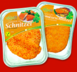 VEGAFIT Schnitzel J&auml;ger Art oder Gem&uuml;seschnitzel