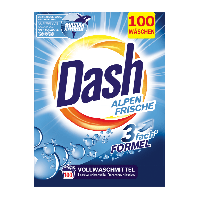Aldi Nord Dash DASH Waschpulver Alpenfrische