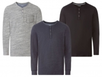 LIVERGY® Langarmshirt Herren, mit Knopfleiste 5.99 €