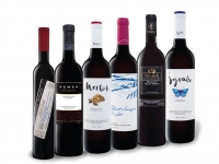 Lidl  5 x 0,75-l-Flasche + 1 x 0,5-l-Flasche Weinpaket Rotweine aus Griechen