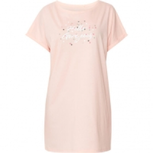 MANGUUN Schlafshirt, Print, Kurzarm, für Damen