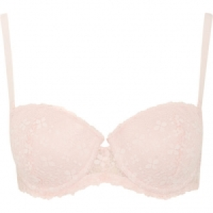 MANGUUN Balconette-BH, uni, Spitze, floral, für Damen
