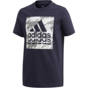 adidas T-Shirt, Grafik-Print, Baumwolle, für Jungen