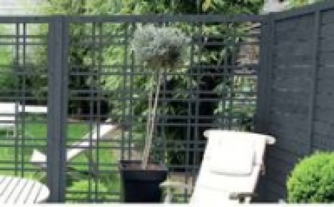 Bretterzaun Neuss, gerade Ausf&uuml;hrung (Fichtenholz) 180 x 180 cm