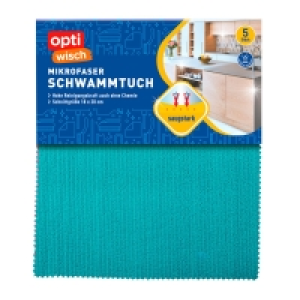 Aldi Süd  optiwisch Mikrofaser-Schwammtücher