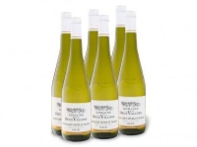 Lidl  6 x 0,75-l-Flasche Weinpaket Domaine des Deux Vallons Muscadet Sèvre e